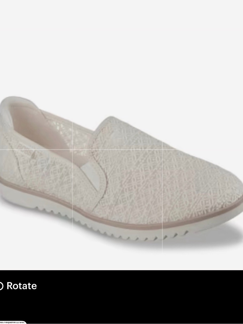 Skechers BOBS Lightweight Slip-On Flat in Pale Pink Lace